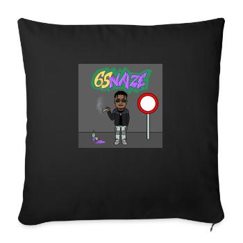 Design HipHop décontracté pour se⚡🎤🔐 détendre - Housse de coussin décorative 45 x 45 cm - noir - Devant
