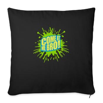 Viens à moi bro - Housse de coussin décorative 45 x 45 cm - noir - Devant