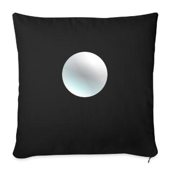 Der Planet Pluto - Sofakissenbezug 45 x 45 cm - Schwarz - Vorne