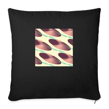 Formats graphiques - Housse de coussin décorative 45 x 45 cm - noir - Devant