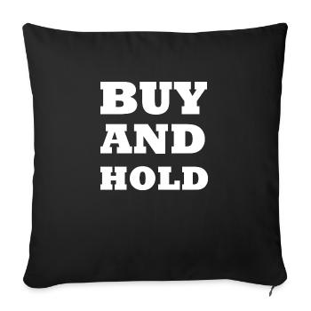 Crypto Bitcoin Trading - Housse de coussin décorative 45 x 45 cm - noir - Devant