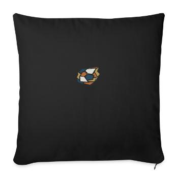 breaking Egg - small - Sofakissenbezug 45 x 45 cm - Schwarz - Vorne