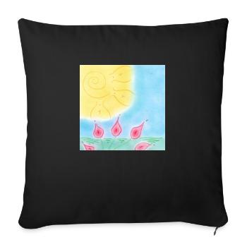 FIELD DAY - Sofa pillowcase 17,3'' x 17,3'' (45 x 45 cm) - black - Front
