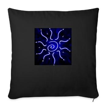 ELEKTRISCHE HEISSE SONNE - Sofakissenbezug 45 x 45 cm - Schwarz - Vorne