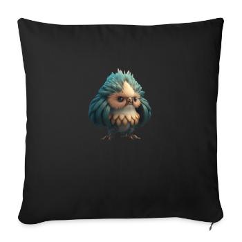 Cute Animals Children Baby Fantasy - Sofa pillowcase 17,3'' x 17,3'' (45 x 45 cm) - black - Front