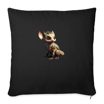 Cute Animals Children Baby Fantasy - Sofa pillowcase 17,3'' x 17,3'' (45 x 45 cm) - black - Front