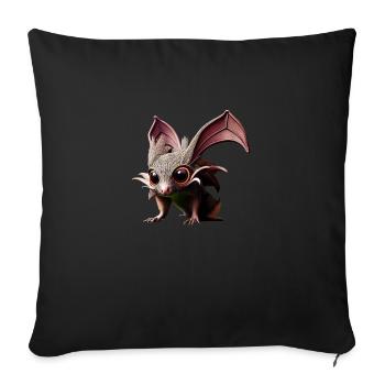 Cute Animals Children Baby Fantasy - Sofa pillowcase 17,3'' x 17,3'' (45 x 45 cm) - black - Front