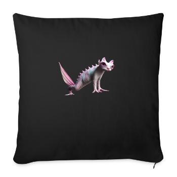 Cute Animals Children Baby Fantasy - Sofa pillowcase 17,3'' x 17,3'' (45 x 45 cm) - black - Front