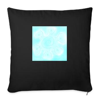 SOLESASO AZULITO - Housse de coussin décorative 45 x 45 cm - noir - Devant