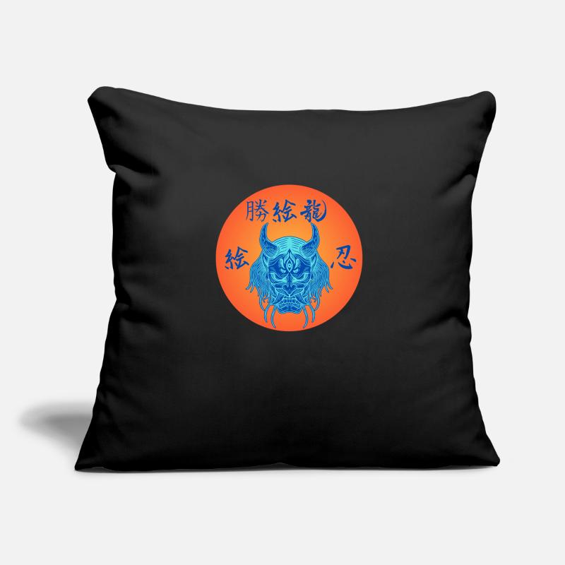 Samurai_evil Housse de coussin décorative 45 x 45 cm