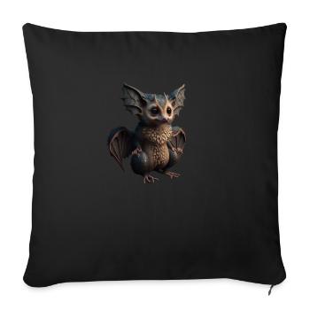 Cute Animals Children Baby Fantasy - Sofa pillowcase 17,3'' x 17,3'' (45 x 45 cm) - black - Front
