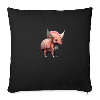 Cute Animals Children Baby Fantasy - Sofa pillowcase 17,3'' x 17,3'' (45 x 45 cm) - black - Front
