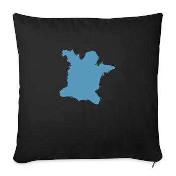 Tortoise - Sofa pillowcase 17,3'' x 17,3'' (45 x 45 cm) - black - Front
