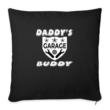 Garage - Sofakissenbezug 45 x 45 cm - Schwarz - Vorne