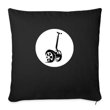 E-Scooter E-Roller Scooter - Sofa pillowcase 17,3'' x 17,3'' (45 x 45 cm) - black - Front