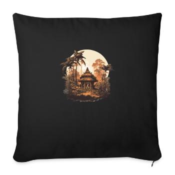 The Temble - Sofa pillowcase 17,3'' x 17,3'' (45 x 45 cm) - black - Front