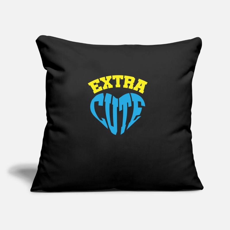 Extra mignon Housse de coussin décorative 45 x 45 cm