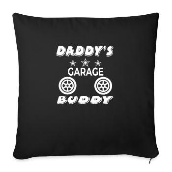 Garage - Sofakissenbezug 45 x 45 cm - Schwarz - Vorne