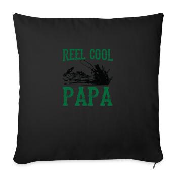Echt Cooler Papa - Sofakissenbezug 45 x 45 cm - Schwarz - Vorne