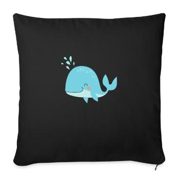 sweet choice - Sofa pillowcase 17,3'' x 17,3'' (45 x 45 cm) - black - Front