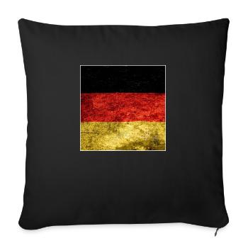 Domicile - Housse de coussin décorative 45 x 45 cm - noir - Devant