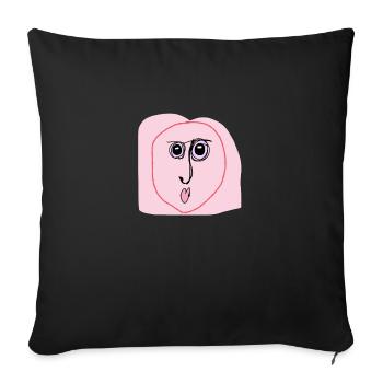 Wacky Wendy - Sofa pillowcase 17,3'' x 17,3'' (45 x 45 cm) - black - Front