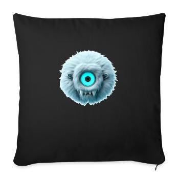 Le grand Yeti !!! - Housse de coussin décorative 45 x 45 cm - noir - Devant