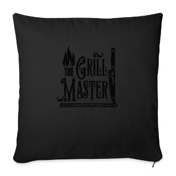 The Grill Master - Sofakissenbezug 45 x 45 cm - Schwarz - Vorne