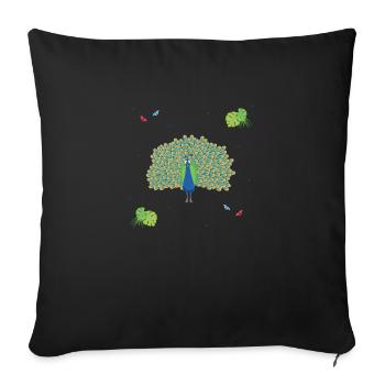 Jungle fever - Sofa pillowcase 17,3'' x 17,3'' (45 x 45 cm) - black - Front