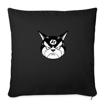 Exok the - Sofa pillowcase 17,3'' x 17,3'' (45 x 45 cm) - black - Front