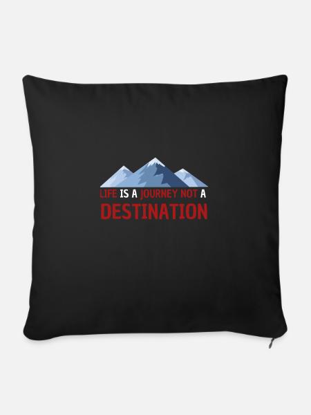 Destination - Sofakissenbezug 45 x 45 cm - Schwarz