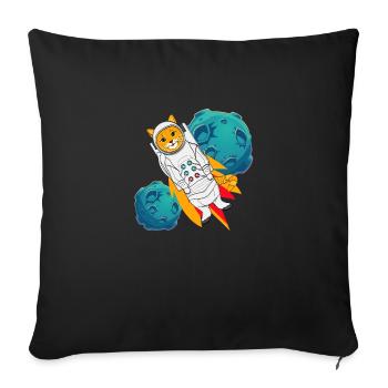 Animal - Housse de coussin décorative 45 x 45 cm - noir - Devant