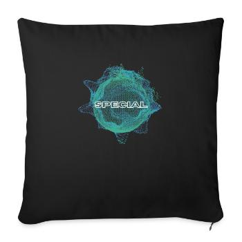 Spécial - Housse de coussin décorative 45 x 45 cm - noir - Devant