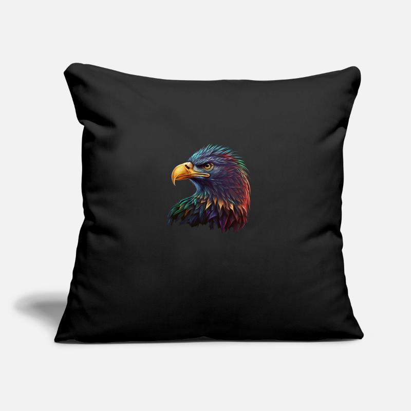 EAGLE LOOKING LEFT - MULTIPLE COLORS Sofa pillowcase 17,3'' x 17,3'' (45 x 45 cm)