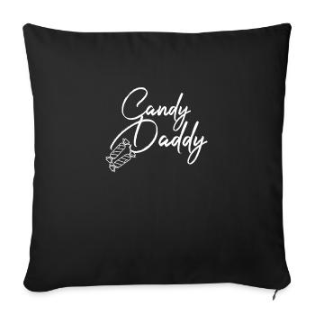 I love my dad - Sofa pillowcase 17,3'' x 17,3'' (45 x 45 cm) - black - Front