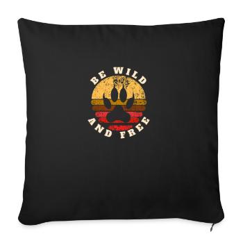 Be Wild Claw - Sofakissenbezug 45 x 45 cm - Schwarz - Vorne