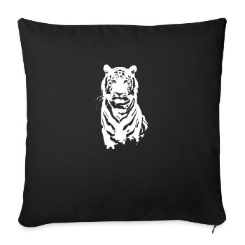 Eye of the Tiger - Sofakissenbezug 45 x 45 cm - Schwarz - Vorne