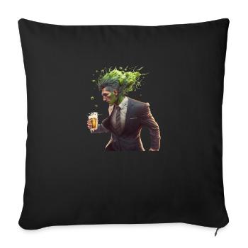 Hopfen Explosion durch Craft Bier. Anzug - Sofakissenbezug 45 x 45 cm - Schwarz - Vorne