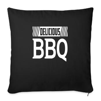 Délicieux barbecue - Housse de coussin décorative 45 x 45 cm - noir - Devant