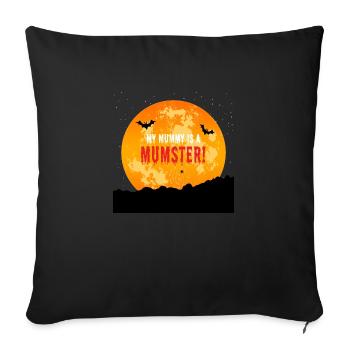 Ma maman est une maman - Housse de coussin décorative 45 x 45 cm - noir - Devant