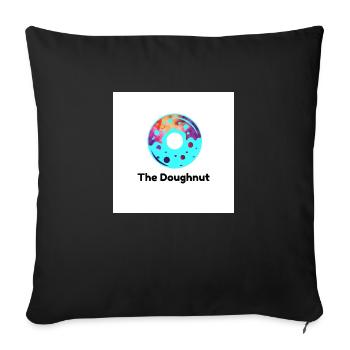 The Doughnut - Sofa pillowcase 17,3'' x 17,3'' (45 x 45 cm) - black - Front