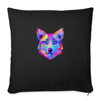 Dog Owner German Shepherd Dog Dog Owner Dogs Dog - Sofa pillowcase 17,3'' x 17,3'' (45 x 45 cm) - black - Front