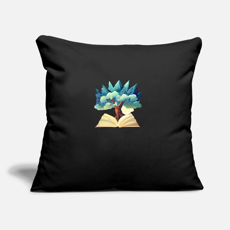 Reader Book Lovers Book Books Reading Gift Housse de coussin décorative 45 x 45 cm
