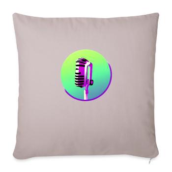 Singer Vocals Musicians Band Singing Hobby Singers - Sofa pillowcase 17,3'' x 17,3'' (45 x 45 cm) - light taupe - Front
