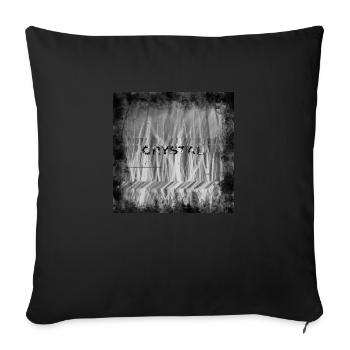 Crystal Blaze Black & White - Sofakissenbezug 45 x 45 cm - Schwarz - Vorne