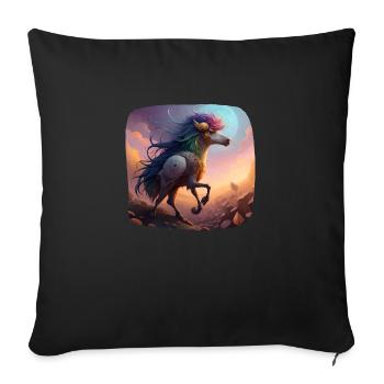 Mythical Hybrid Fantasy Creature - Sofa pillowcase 17,3'' x 17,3'' (45 x 45 cm) - black - Front