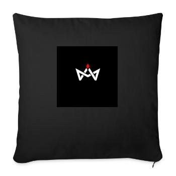 Alpha - Sofakissenbezug 45 x 45 cm - Schwarz - Vorne