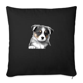 German Shepherd Dogs Dog Love Dog Dog Owner - Sofa pillowcase 17,3'' x 17,3'' (45 x 45 cm) - black - Front