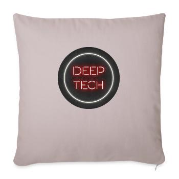 DEEP TECH - Sofa pillowcase 17,3'' x 17,3'' (45 x 45 cm) - light taupe - Front