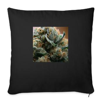 Légalisation de la conception de fleurs de cannabis pour tous2023 - Housse de coussin décorative 45 x 45 cm - noir - Devant